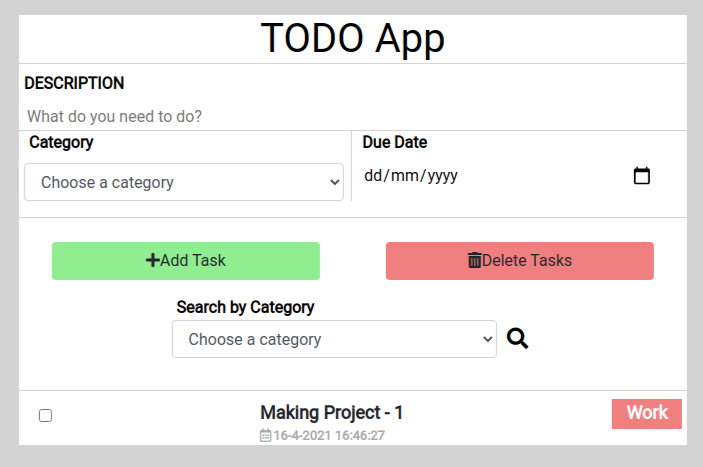 ToDo Application